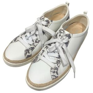 VIONIC ESSENCE WINNY LEOPARD SNAKE LACE UP CASUAL SNEAKER Women 9